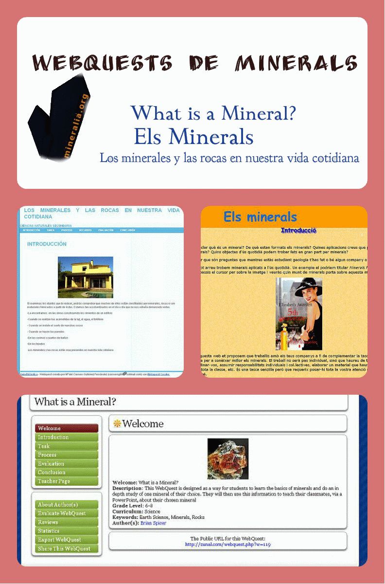 WebQuests de Minerals 